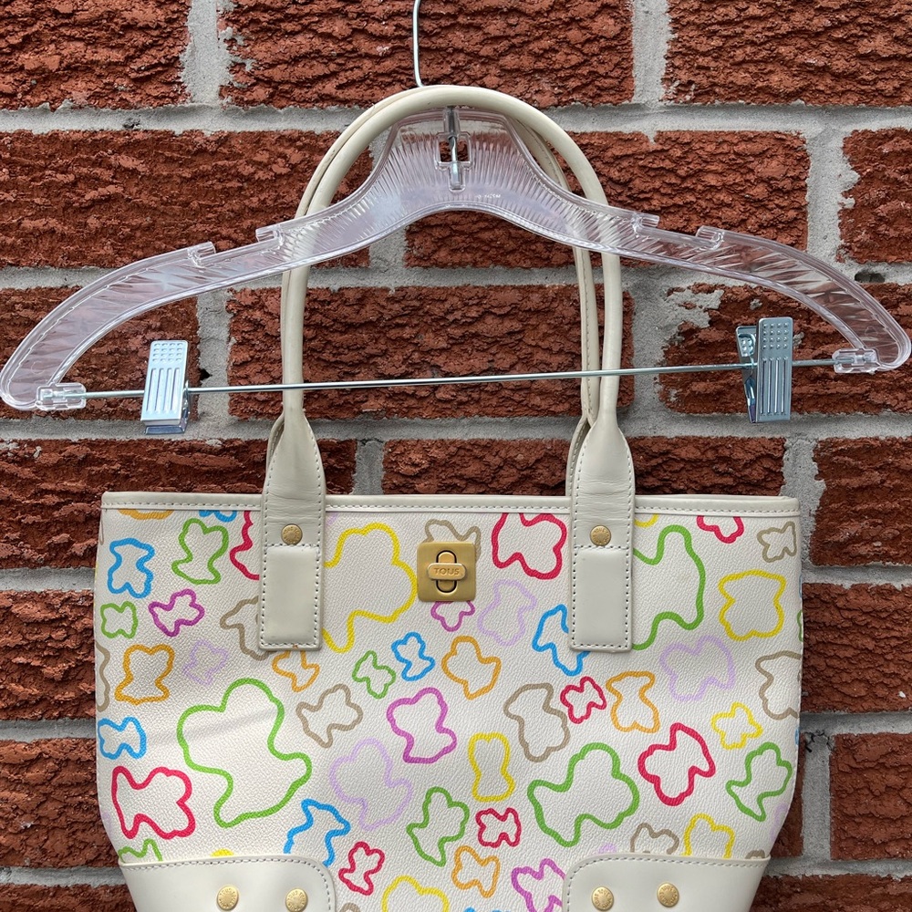 Tous Multicolor Patterned Shoulder Bag y2k